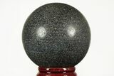 Polished Dumortierite Sphere - Madagascar #215578-1